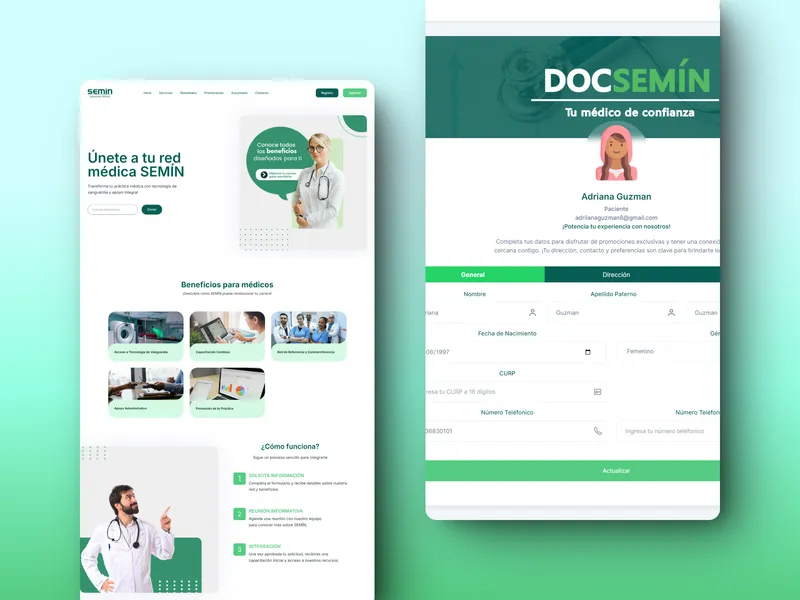 Plataforma Médica - SEMÍN 1 mockup2